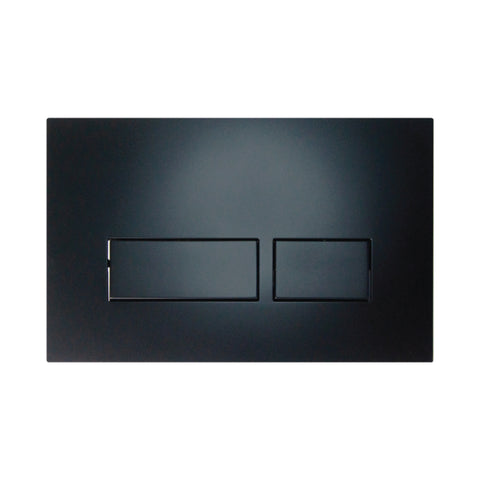 Niche Square Pneumatic Push Plate in Matte Black
