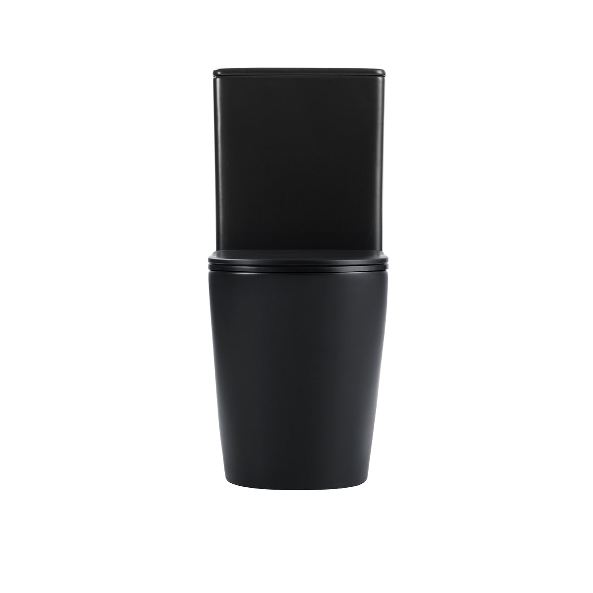 Tornado Zero Rim Back-to-Wall Toilet Suite in Matte Black