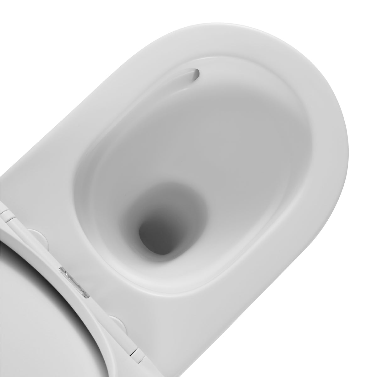 Tornado Zero Rim Back-to-Wall Toilet Suite in Matte White